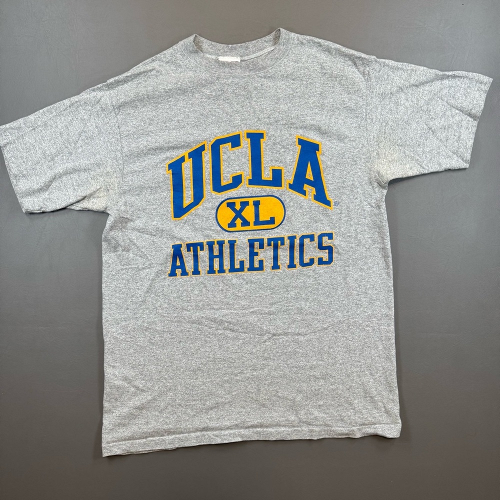 UCLA Athletics Gray Collegiate T-Shirt Size XL Vintage MV Sport